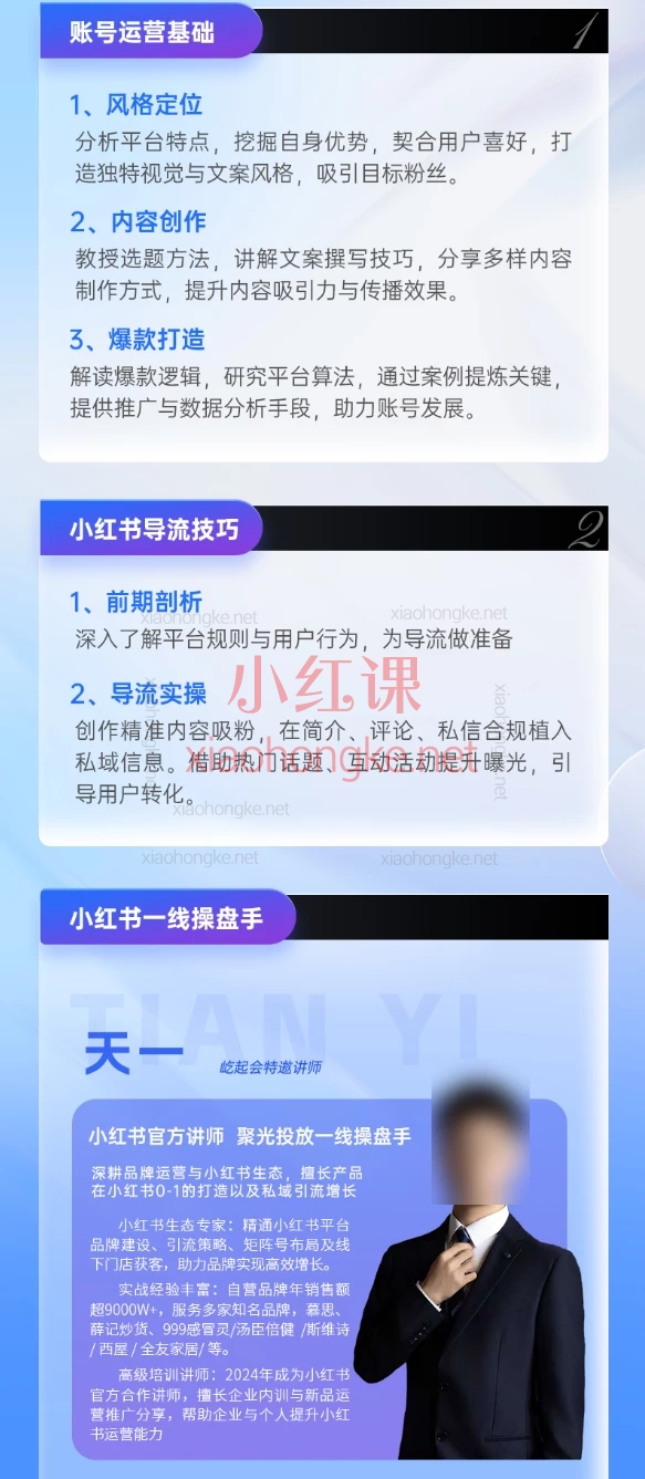 2025屹起会小红书0-1小白进阶课