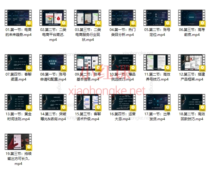 2025转转蓝海电商,《二类电商实战课:从0到1打造可持续出单账号》✨