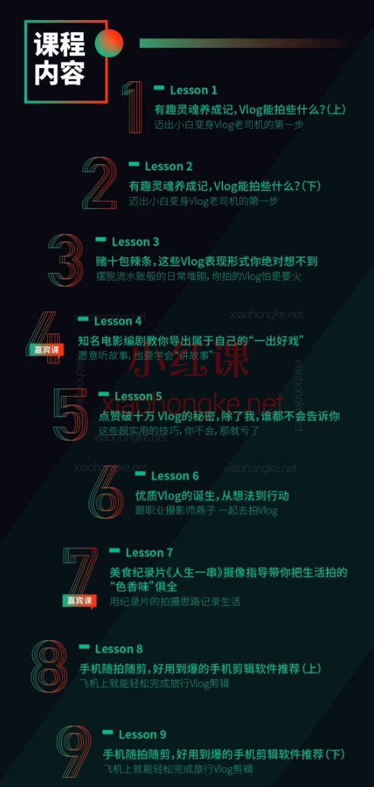 IYZ爱燕子摄影课堂Vlog视频课程,手把手教你拍出高级感日常!