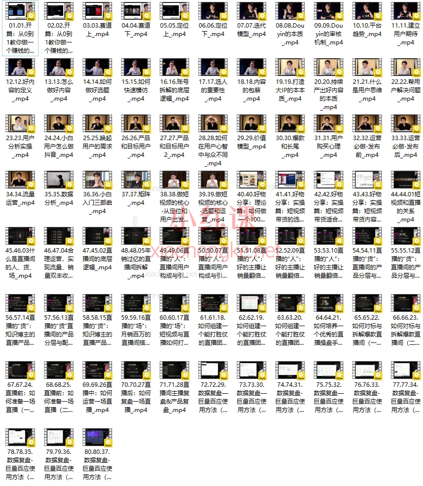 短视频底层逻辑实操课