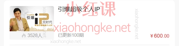 引爆超级个人IP+21天超级IP特训营