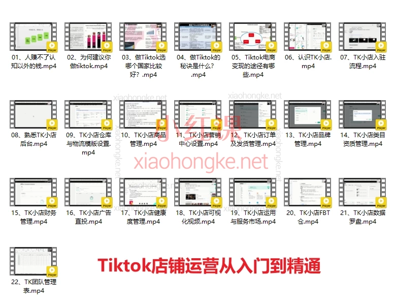 跨境无疆：Tiktok广告投放、选品、店铺运营、高效运营，从入门到精通合集