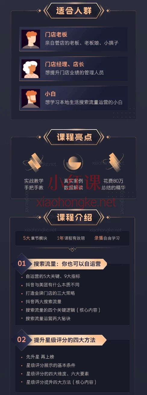 老潘财商《流量操盘手之实体门店如何玩转自运营（搜索流量篇）》