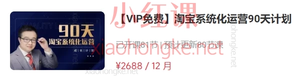 亚空学堂:淘宝系统化运营90天计划