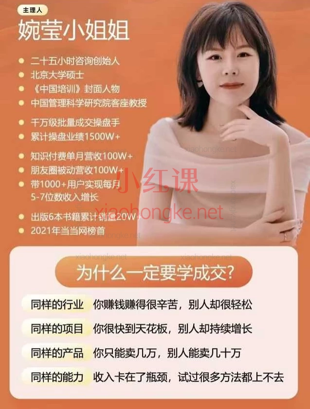 婉莹小姐姐-私域打造/成交,包含社群批量成交、谈单话术设计、被动收钱心法等10+节精华课,搭配2份线下实战PPT课件📚