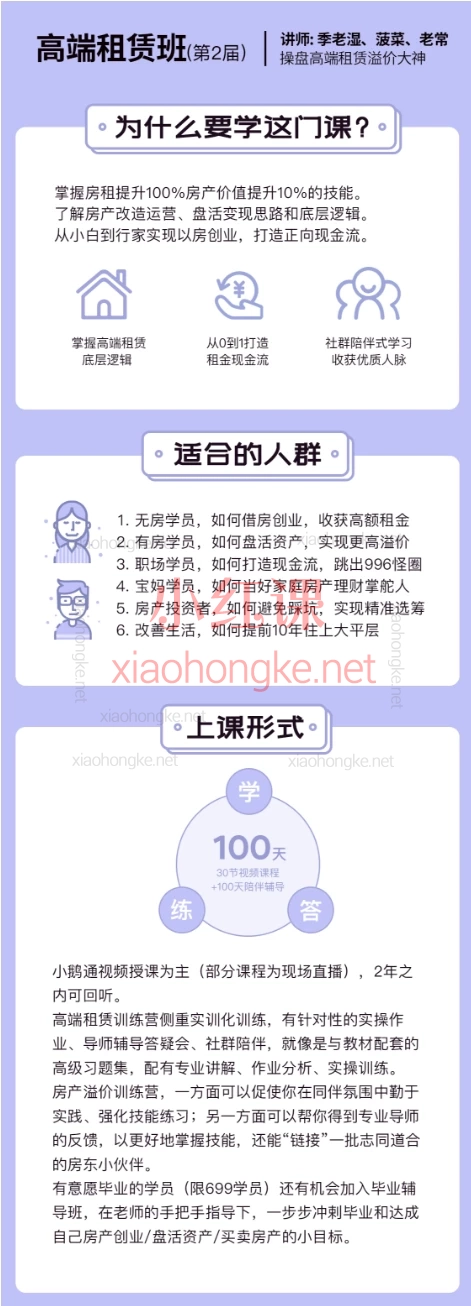 高端租赁走读班（第2届）高端租赁大神，34节高端租赁实战课，手把手教你年入百万💰