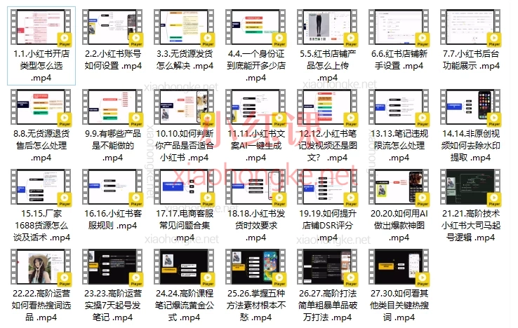 大司马小红书0到1实战课：从0到1手把手教你开店爆单】🔥
