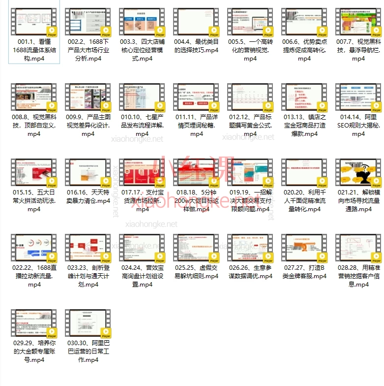 飞橙白伙灵:阿里巴巴精细化运营实战课,🔥【1688电商操盘手必修课】从0到爆单的30天逆袭攻略🔥