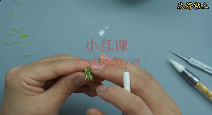 树脂粘土手工“花卉合集”线上课程🔥 400+课时手把手教你捏出50+种绝美仿真花 | 玖婷花意堂