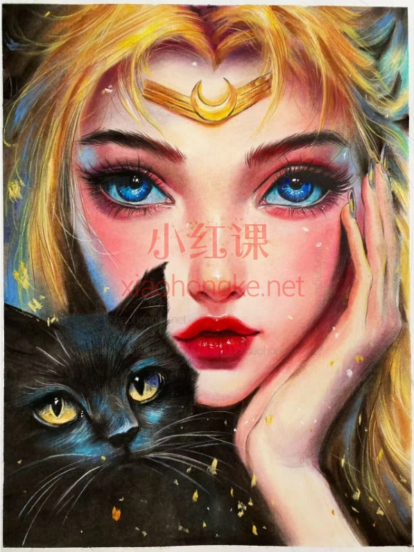 超快|彩色人物、超快方法画大画，零基础也能轻松上手！