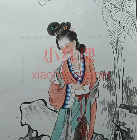 耿老师传统人物画课程,把手教你画出古典韵味十足的仕女、高仕、观音罗汉!🧚♀️