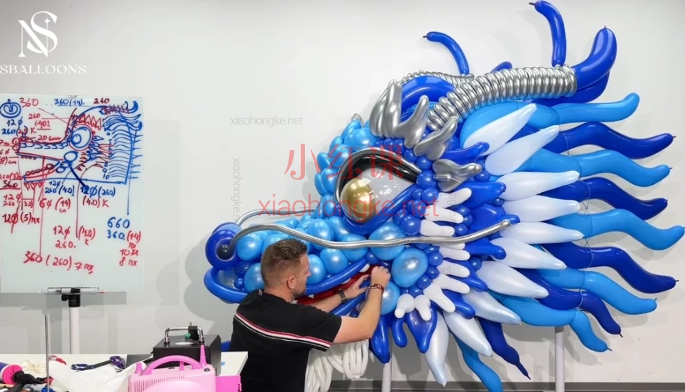 中国龙气球制作,中国龙模型制作全流程指导