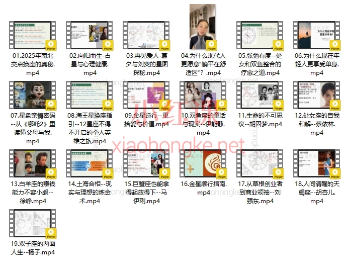 星图深处研究院：2025线上会员沙龙365，🌟线上占星全明星课单大公开✨星象迷集合！