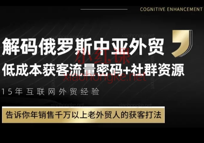 解码俄罗斯中亚外贸低成本获客流 | 手把手教你Yandex+VK开发俄罗斯&中亚外贸客户!