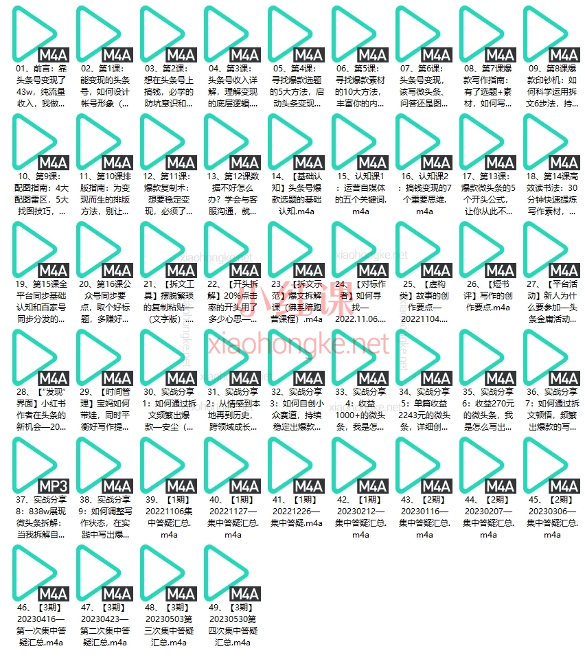 爆文写作变现课【灵笙】（原头条号小白营）