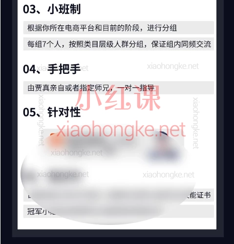 贾真108将电商圈:选品、无货源、全域推广、人才复制、利润增