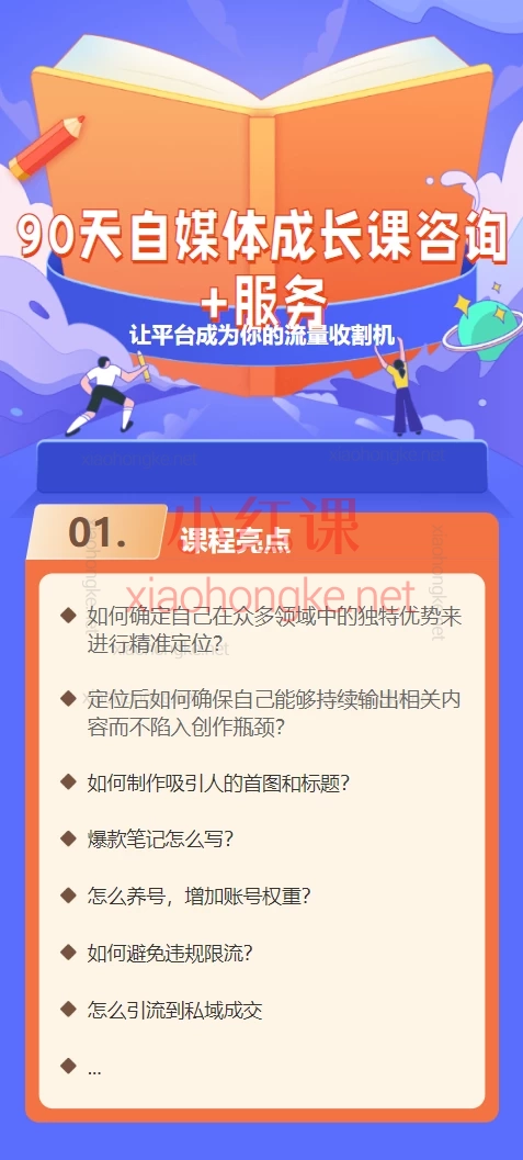 Jerry Yang90天自媒体成长课，统解锁“流量密码”&amp;精准引流的完整课程攻略！​