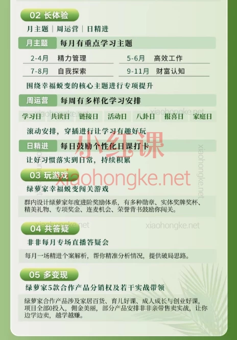 绿萝家2025幸福蜕变俱乐部第6期，21堂必修课解锁开挂人生✨