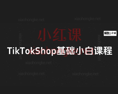 梨电商TikTokShop 基础小白课程,0基础开店→爆单全流程指南