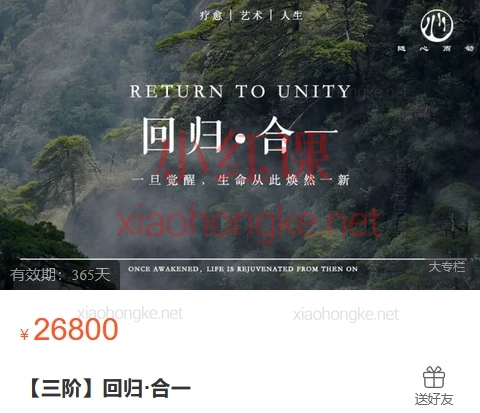 随心而动疗愈【三阶】回归·合一,身心灵蜕变必修课