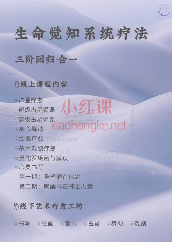 随心而动疗愈【三阶】回归·合一,身心灵蜕变必修课