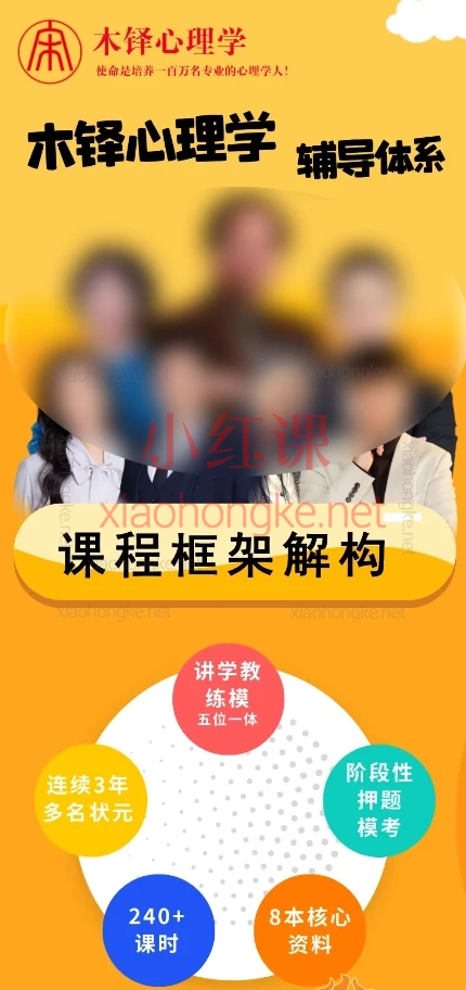 木铎心理26华中师大MAP高分🚀 71节精讲+5大资料全解析！​