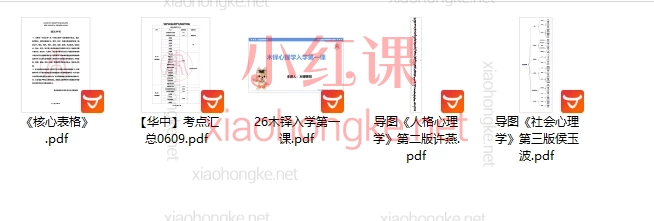 木铎心理26华中师大MAP高分🚀 71节精讲+5大资料全解析！​