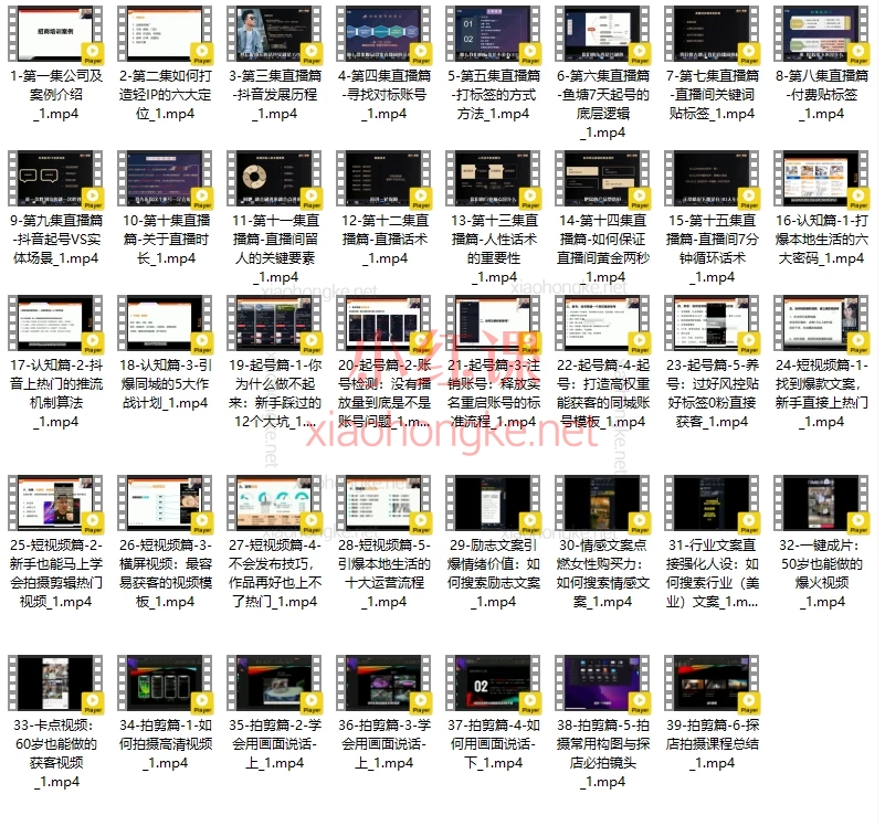 星火联盟：短视频直播运营特训营，39节实战课带你打爆同城流量！