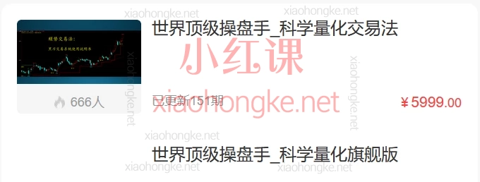 世界顶级操盘手_科学量化交易法,交易学院内部课程