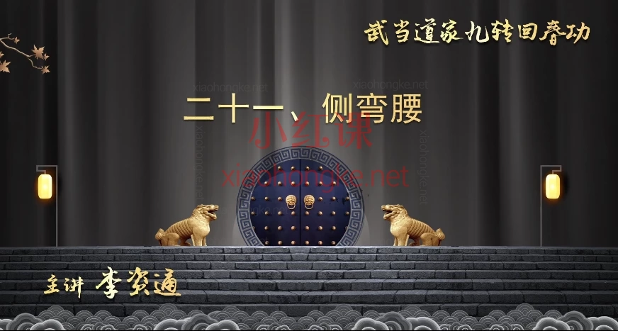 李资通道家九转徊舂功视频课程✨0基础友好!跟全国冠军学正源武当太极✨