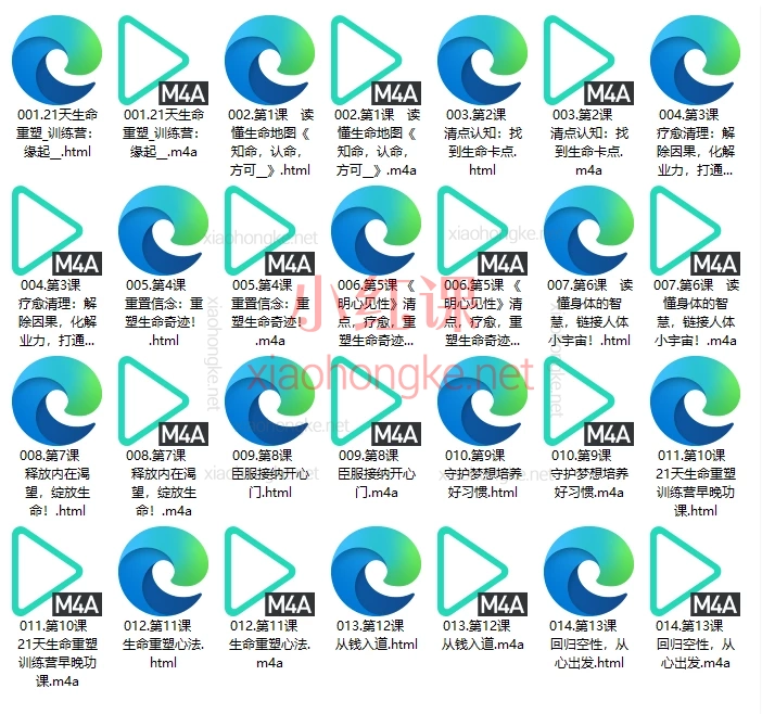 张昀矾21天生命重塑训练营 ：开悟系成长指南