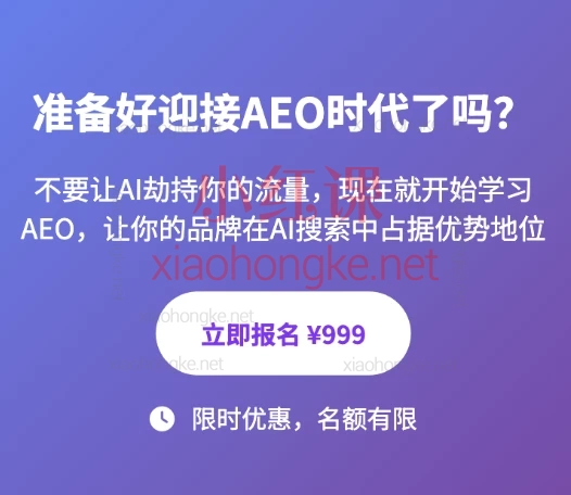 大卫2025谷歌AEO课程,AI已劫持一半流量!你还在用传统SEO硬刚吗?