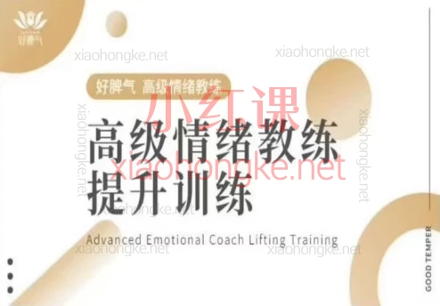 好脾气高级情绪教练提升训练