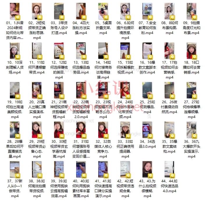 2025萌神个人IP短视频带货新人系统实操课