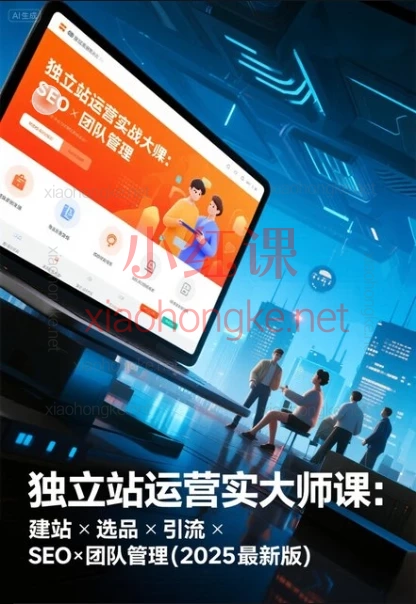 跨境独立站运营全链路体系课:建站·推广·团队·SEO·广告·选品(2025实战版)