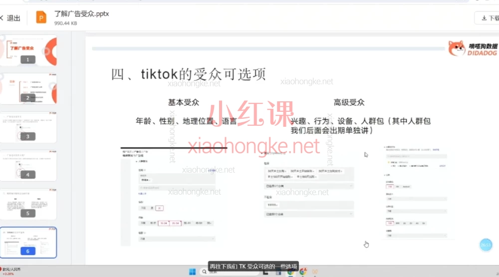 嘀嗒狗数据TikTok小店广告投放特训营,美区/东南亚TikTok电商广告投放·6天玩转VSA/LSA/PSA!🔥