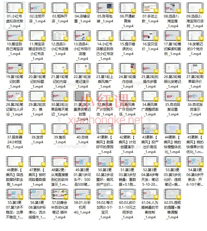 【狂蜂会】小红书虚拟店矩阵玩法· 从0到1系统掌握虚拟店铺运营与爆款打造！🔥