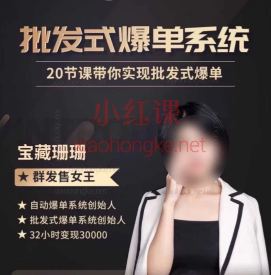 珊珊批发式爆单陪跑营|朋友圈被动收钱秘籍,流量+成交一步到位!💥