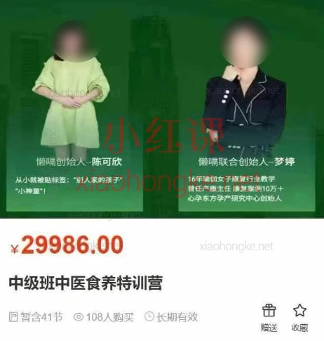 懒嗝创始人陈可欣梦婷中级班中医食养特训营|系统掌握食疗调理,吃出健康好体质!