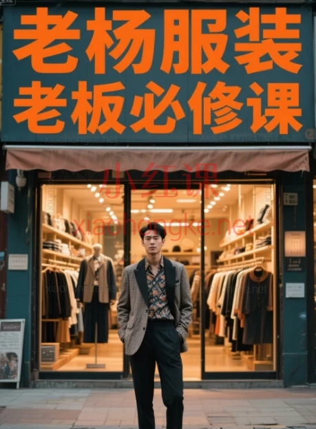 老杨服装老板必修课|服装店业绩翻倍秘籍大公开!