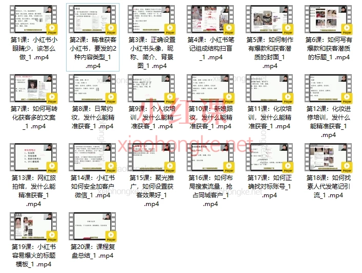 化妆师小红书极速获客:20节实操干货,从0突破流量困局!💄