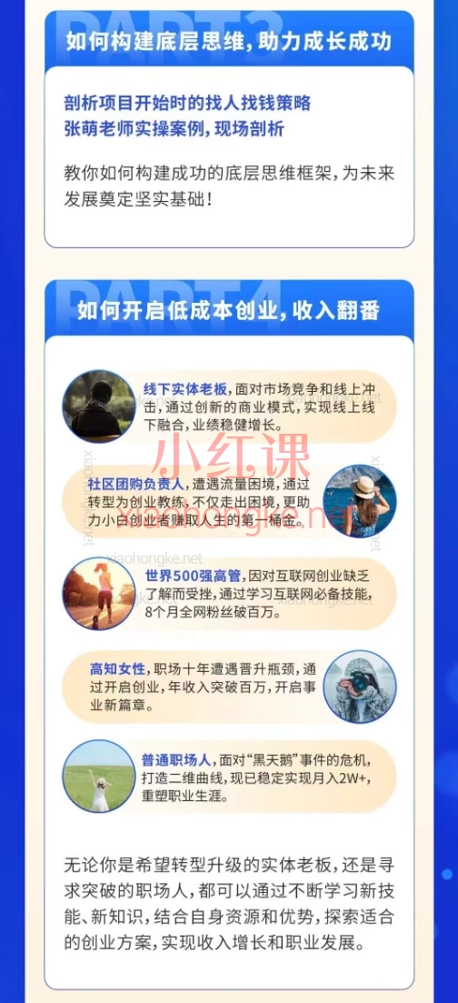 2025张萌财商创富课第六期｜3天解锁自媒体创富，打造可持续的个人IP变现模式！