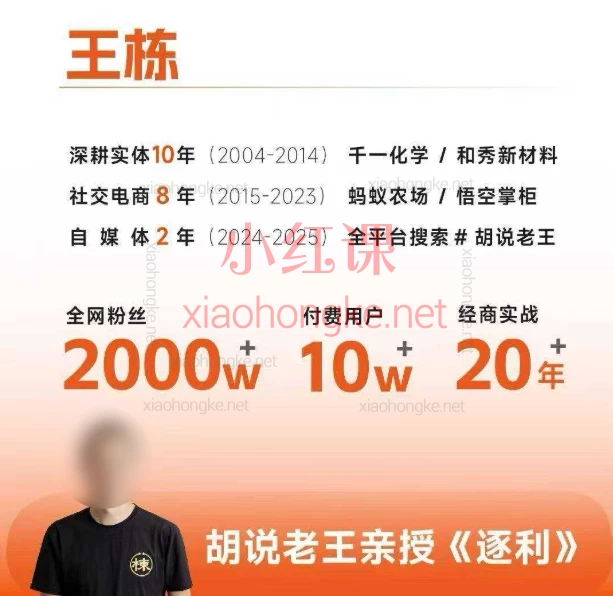 🌟【搞钱必备!胡说老王《逐利》41节创业干货,小白也能逆袭财富自由!】💰