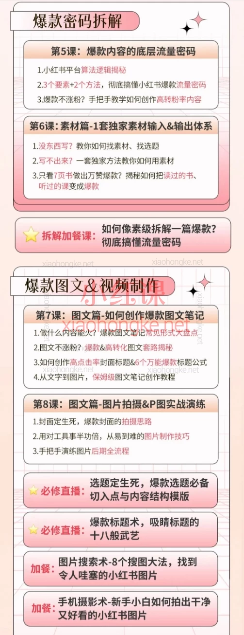 🌟【花生·小红书训练营15期｜价值3980元｜从小白到变现的全链路实操课】📕