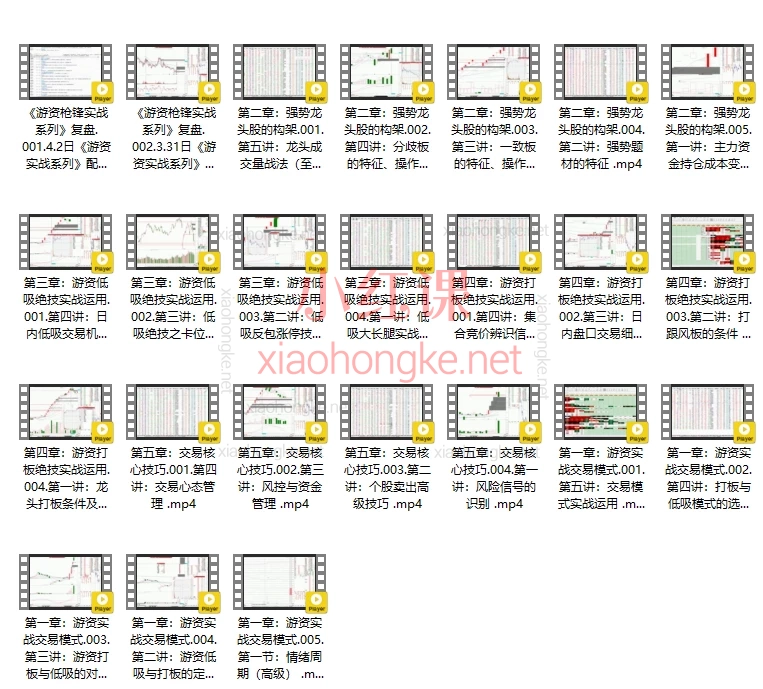 游资枪锋实战系列高端课程程|从小白到游资操盘手的进阶指南!