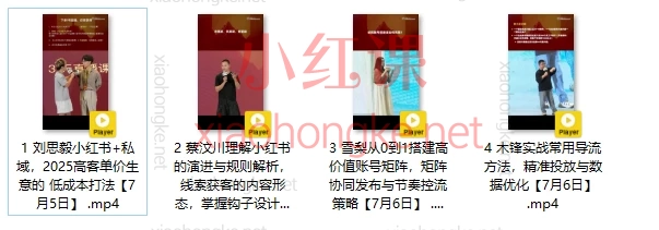 2025群响小红书引流变现大课,2025年7月2天1夜干货拉满!