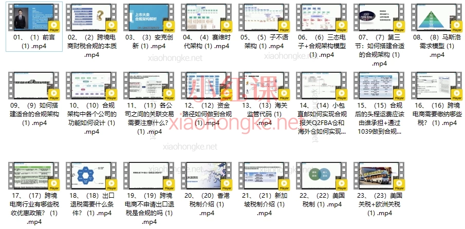 🔥【23年税师大咖重磅新课｜跨境电商财税合规自救指南】🔥