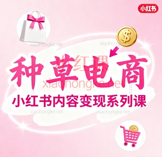 📚【种草电商必修课】小红书内容变现实战指南:从0到1实现稳定副业收入!