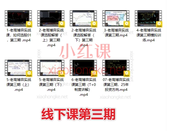 2025老高股票博弈实战线下课第三期+四期
