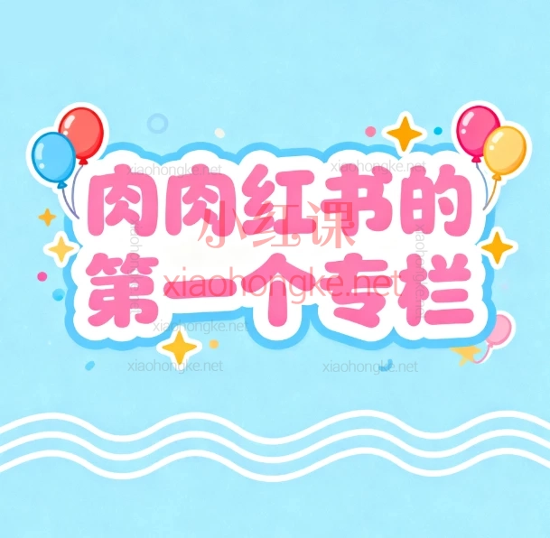 肉肉红书的第一个专栏：从0到1精通开店、选品、爆文与引流